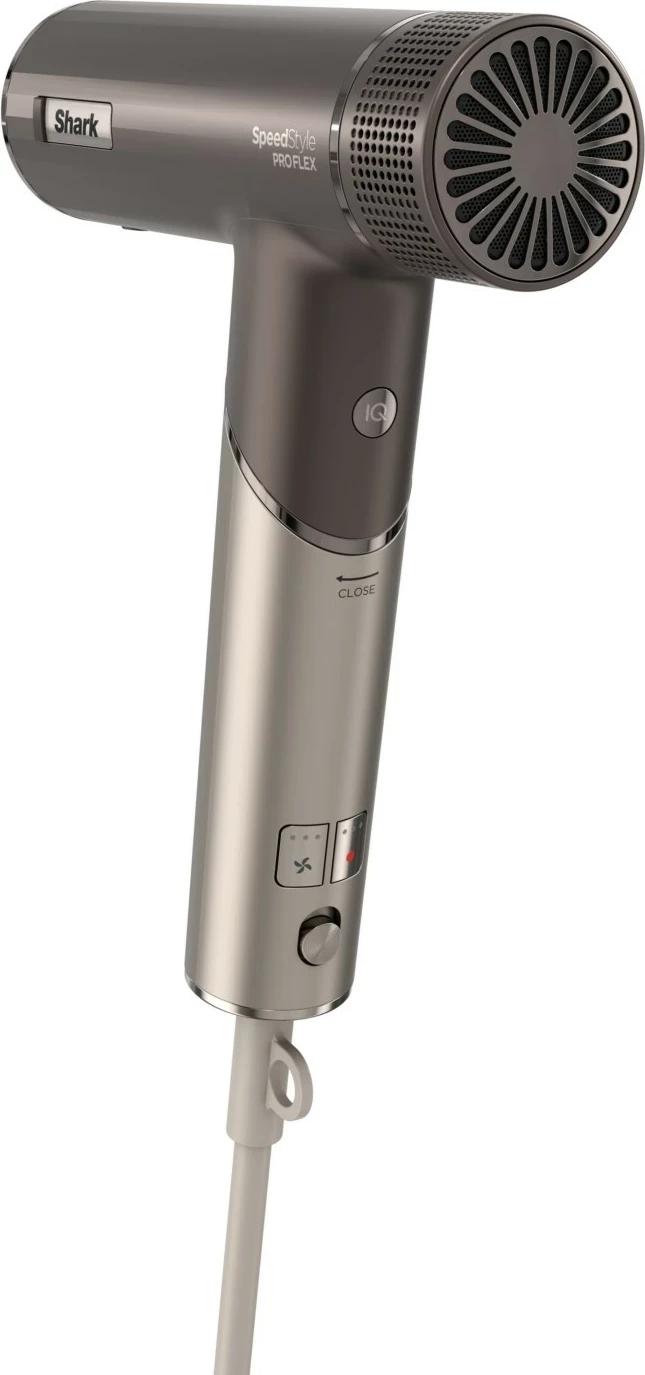 Tharëse flokësh Shark SpeedStyle Pro Flex HD542EU, 1700W, jonizim, 4 aksesorë, ngjyrë argjendtë