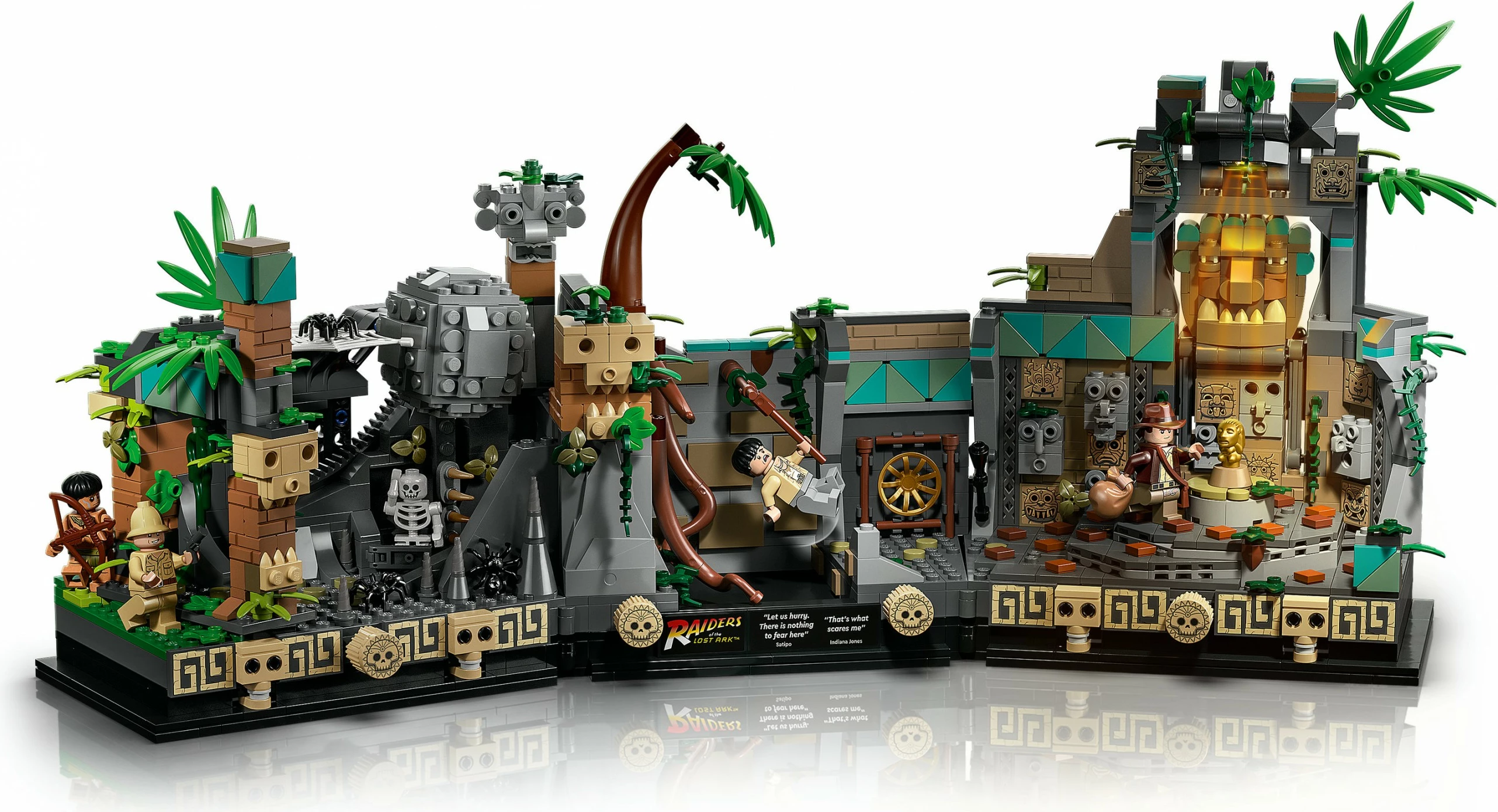 Set ndërtimi LEGO Indiana Jones 77015 Temple of the Golden Idol, 1545 pjesë, multikolor