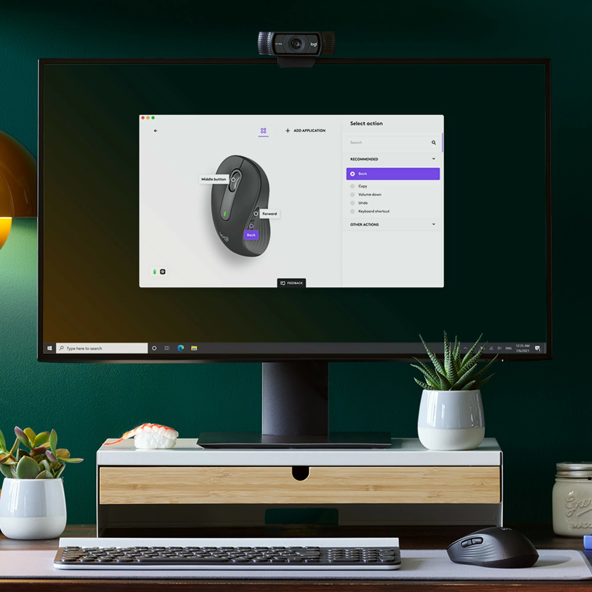 Maus Logitech Signature M650 L Wireless, majtak, optik, RF Wireless + Bluetooth, 4000 DPI, grafit