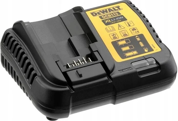 Set veglash pa kabllo DeWalt DCK2060D2T-QW, 18V, 2 bateri, zi/verdhe
