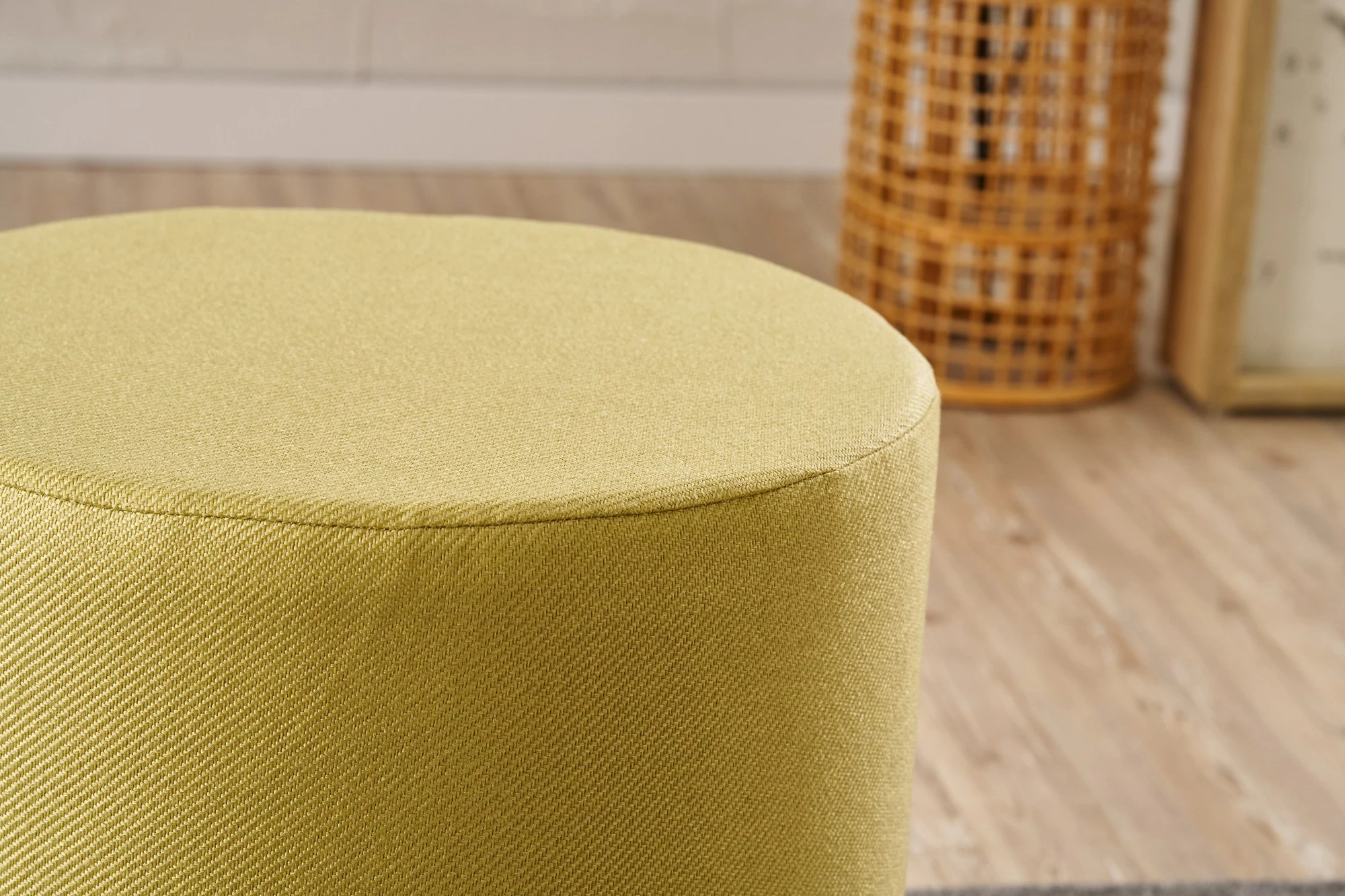 Puf Atelier del Sofa, Bitez, e verdhë, 40x40cm