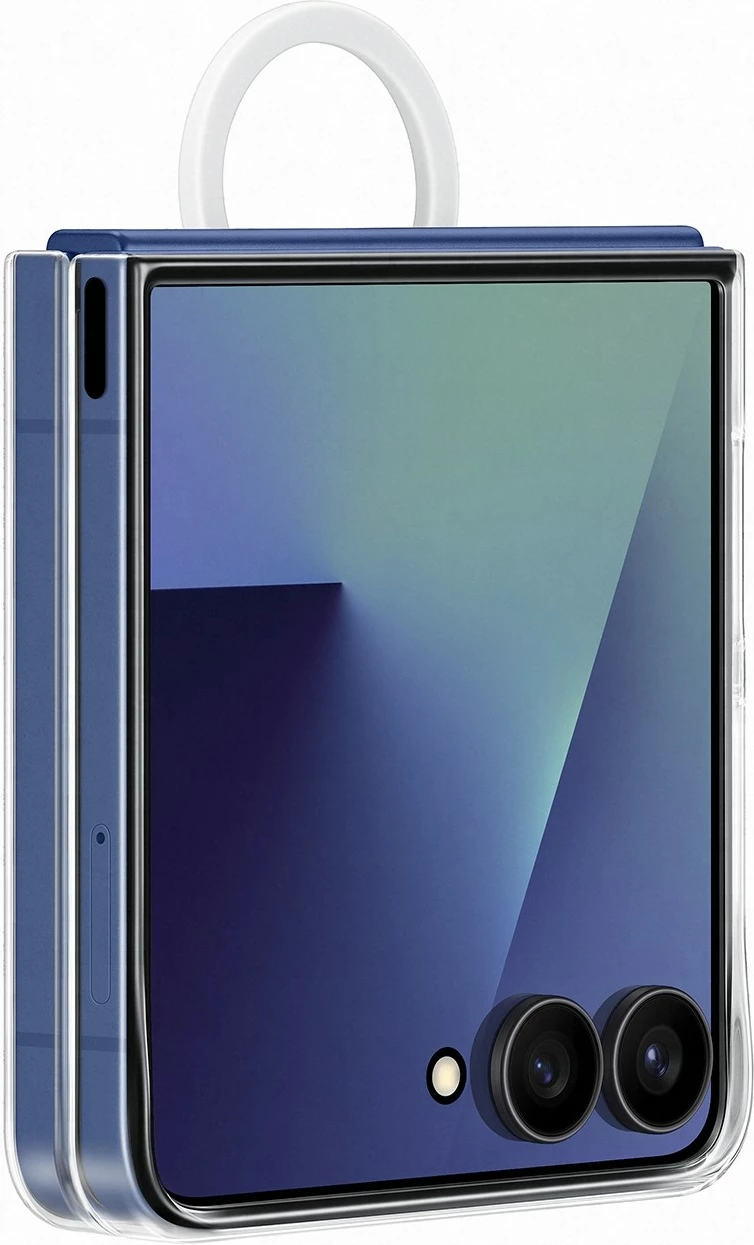 Mbështjellës Samsung Ring Case për Galaxy Flip7, transparent