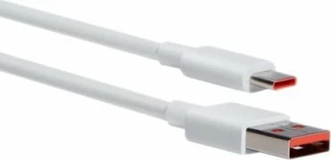 Kabllo USB Xiaomi 6A Type-A në Type-C BHR6032GL 1 m 120W, e bardhë