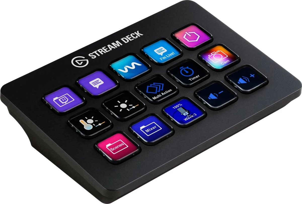 Kontroller Elgato Stream Deck MK.2, 15 butona, 118mm, 84mm, e zezë