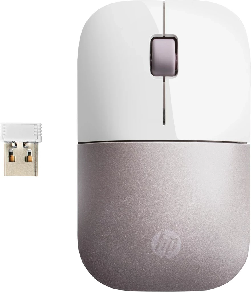 Maus wireless HP Z3700, bardhë/rozë