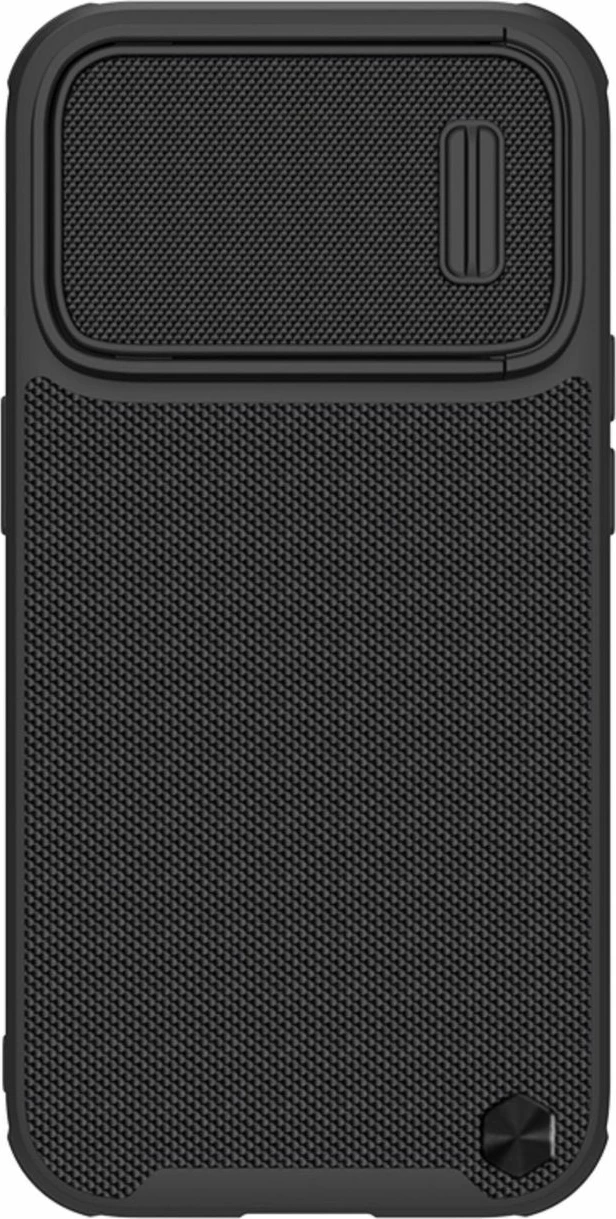 Mbështjellës Nillkin Textured S Case për iPhone 14 Pro, me kapak kamere, e zezë