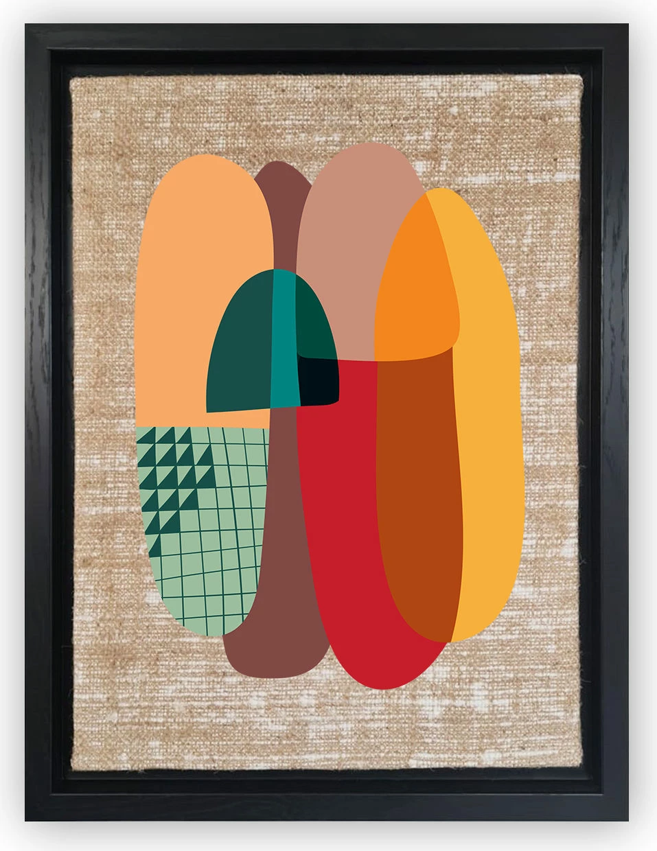 Pikturë dekorative në kanavacë, shumëngjyrëshe, Wallity LSJ41761352961, 36x46cm