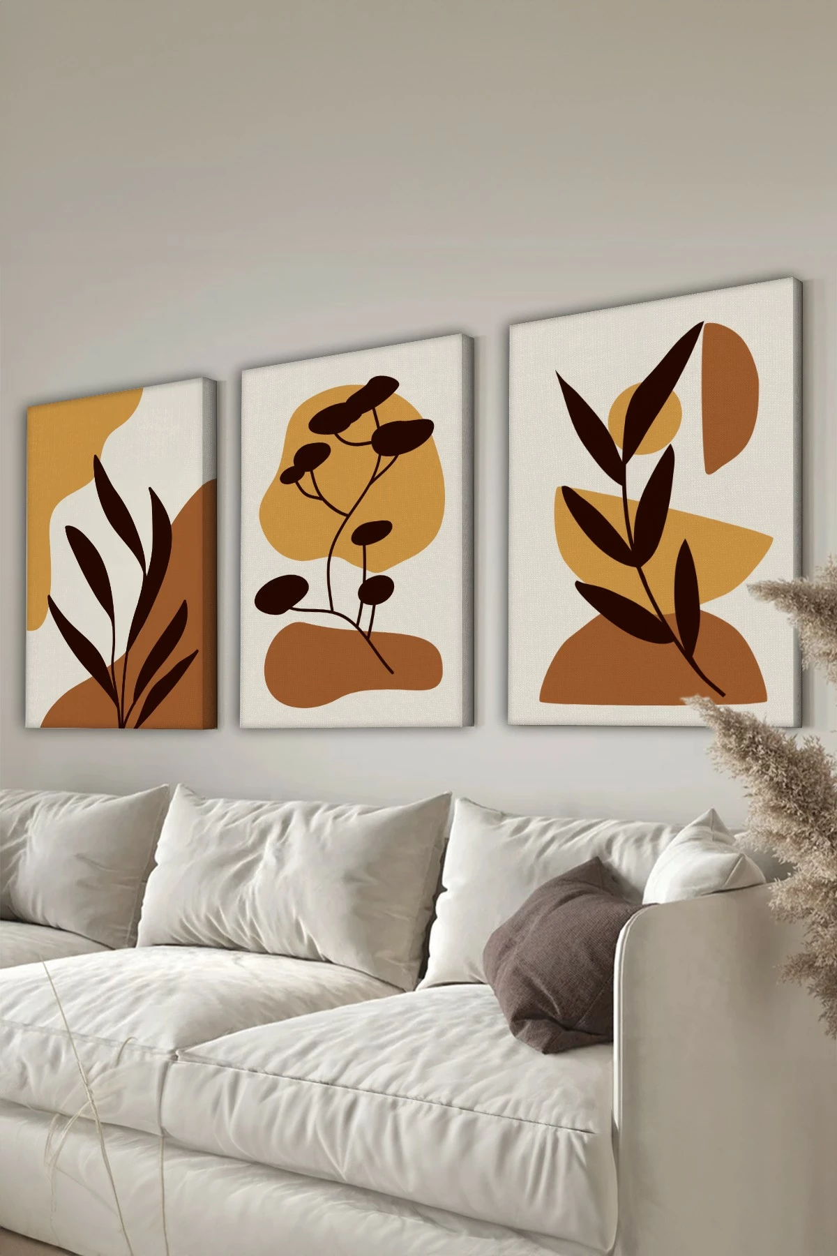 Set pikturash dekorative në kanavacë (3 copë), Wallity, 3Cnvs18, 20x30cm