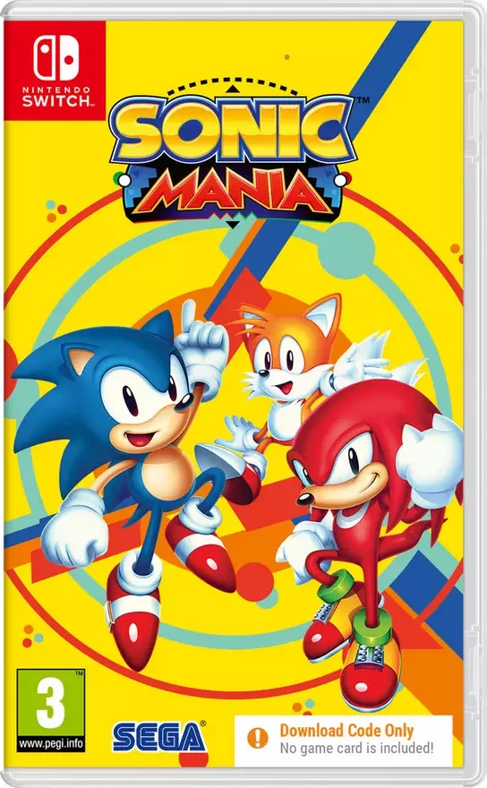 Lojë për Nintendo Switch SEGA Sonic Mania (CIAB - kod shkarkimi)