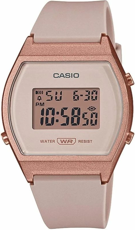 Orë dore për femra Casio, rozë e hapur