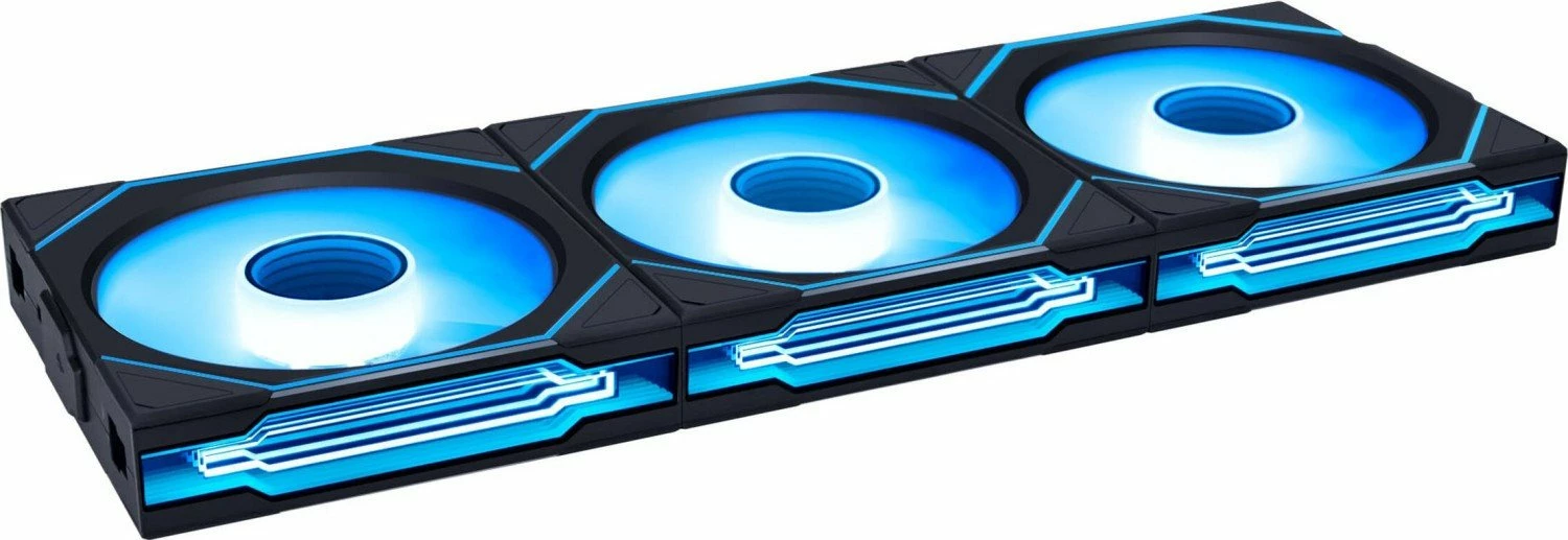 Ventilatorë PC Lian Li UNI FAN SL-INF120 ARGB Wireless Reverse Blade 120 mm 3-pack, zi