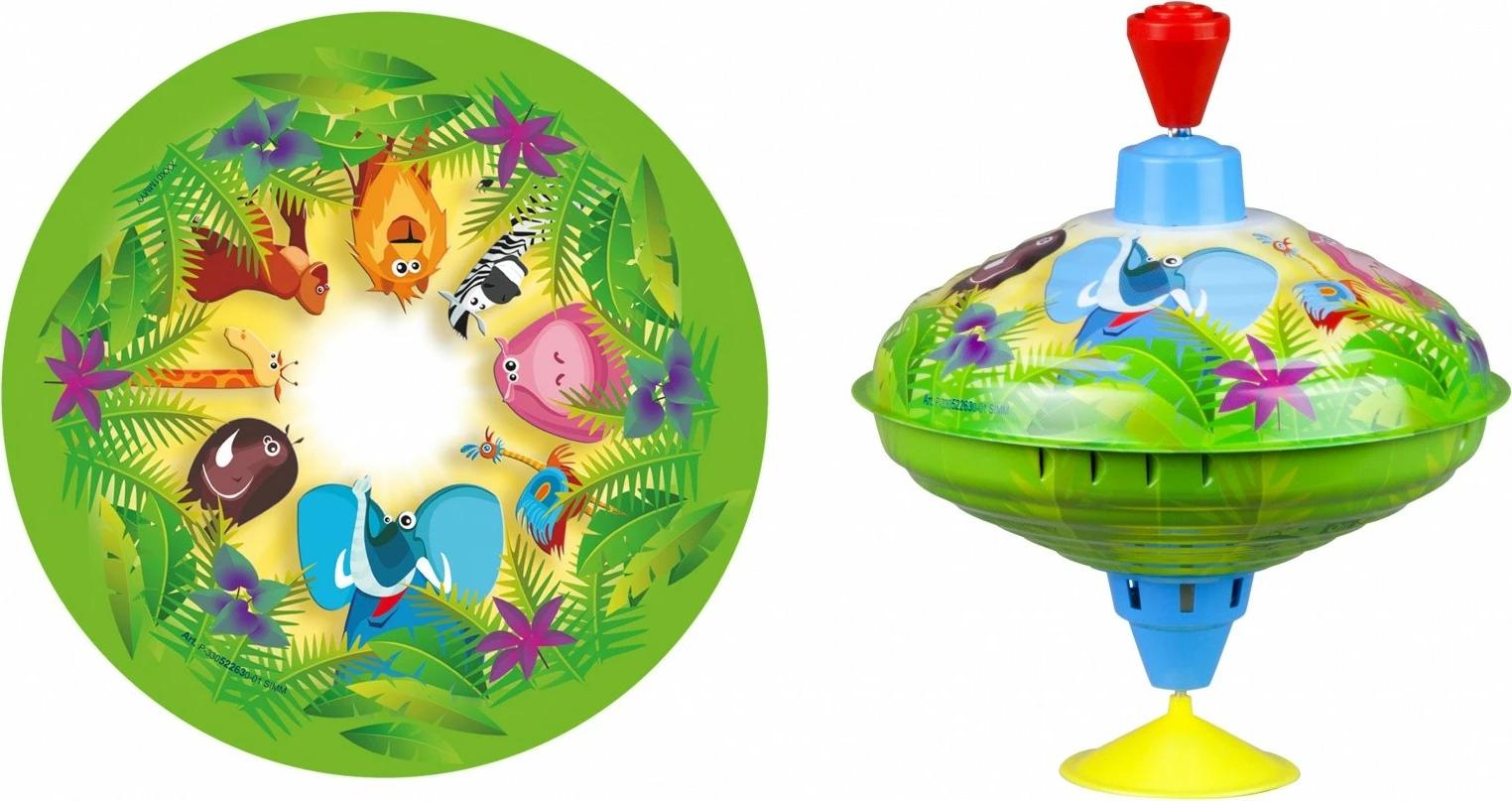 Bączek lodër Lena 16 cm, shumëngjyrësh, me motive kafshësh të egra