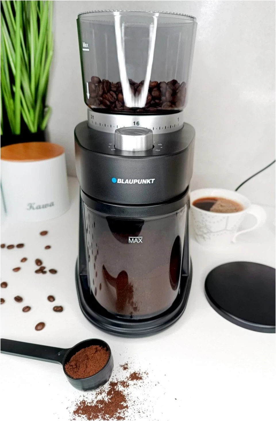 Mulli elektrik për kafe Blaupunkt FCM501, 200 W, i zi