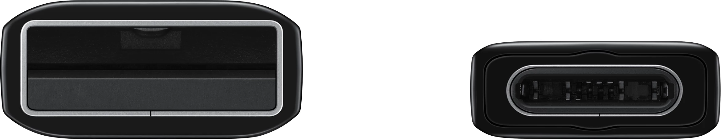 Kabllo USB C Samsung EP-DG930MBEGWW, 1.5m, 480Mbps, 5A, e zezë, set prej 2 copë