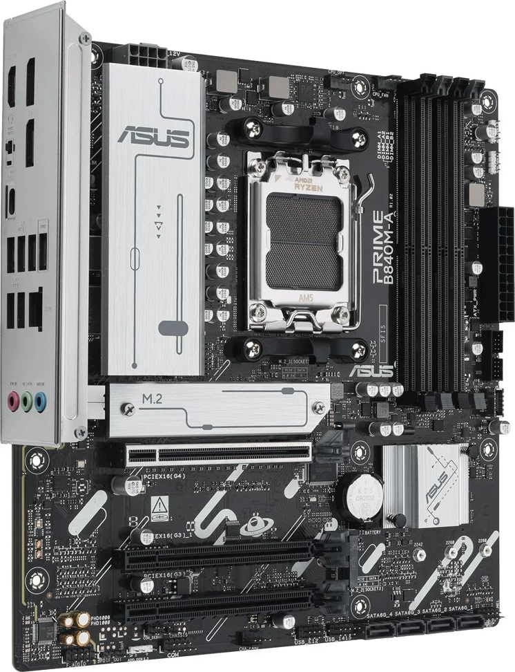Pllakë amë ASUS PRIME B840M-A-CSM, Socket AM5, micro ATX, Gri