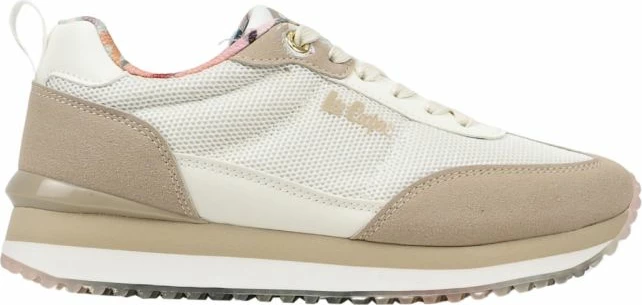 Këpucë femra Lee Cooper, të bardha/bezhë