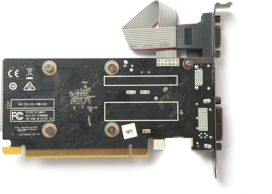 Kartelë grafike Zotac GeForce GT 710, 2 GB, GDDR3, e zezë