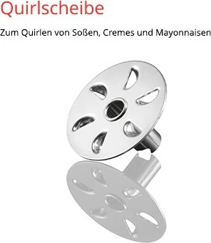 Disk përzierës UNOLD ESGE ESG 7020, Inox, 35 mm, Argjendtë