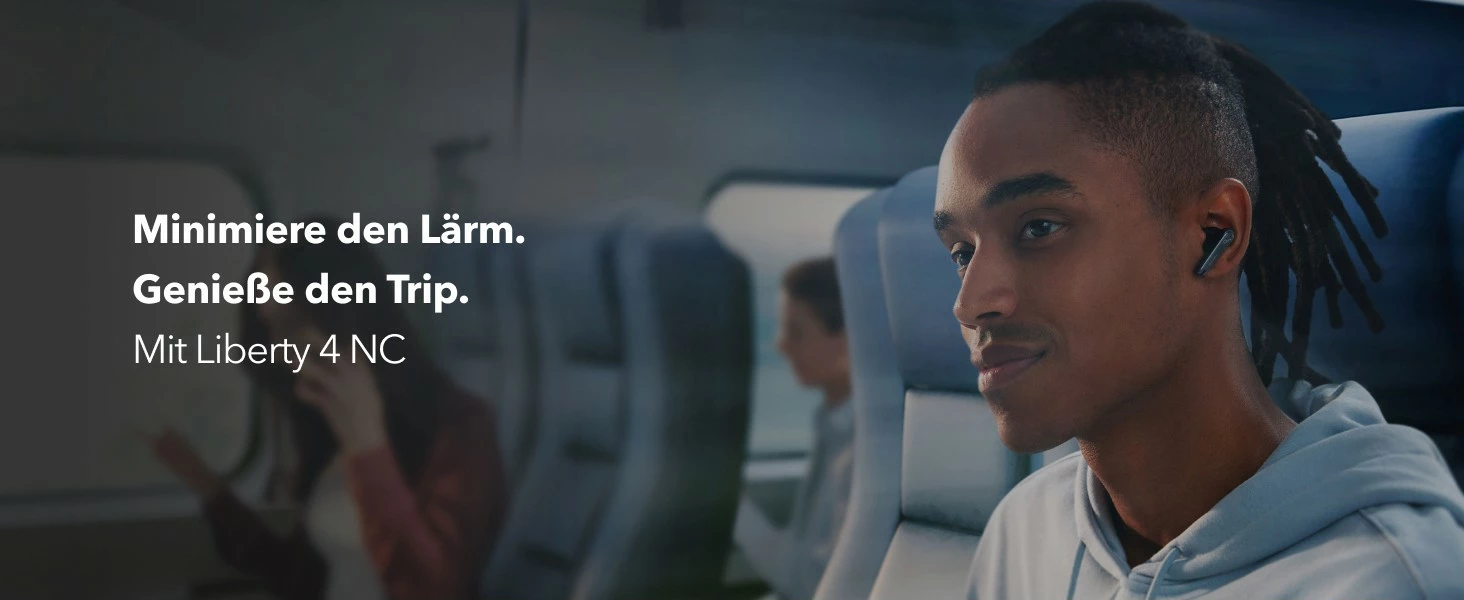 Kufje Anker Liberty 4 NC, Wireless, Muzikë, Ngjyrë e zezë