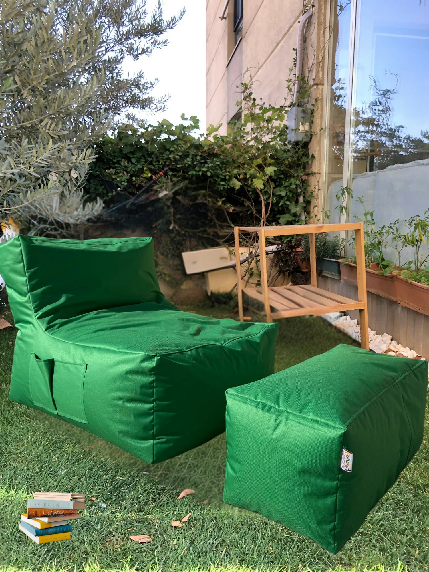 Set bean bag (2 copë), jeshil, Atelier del Sofa, XXL Sedir
