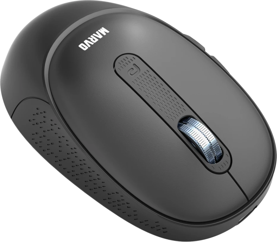 Maus Marvo WM111 wireless, Bluetooth/2.4G + USB, rechargeable, 800-3200 DPI, e zezë