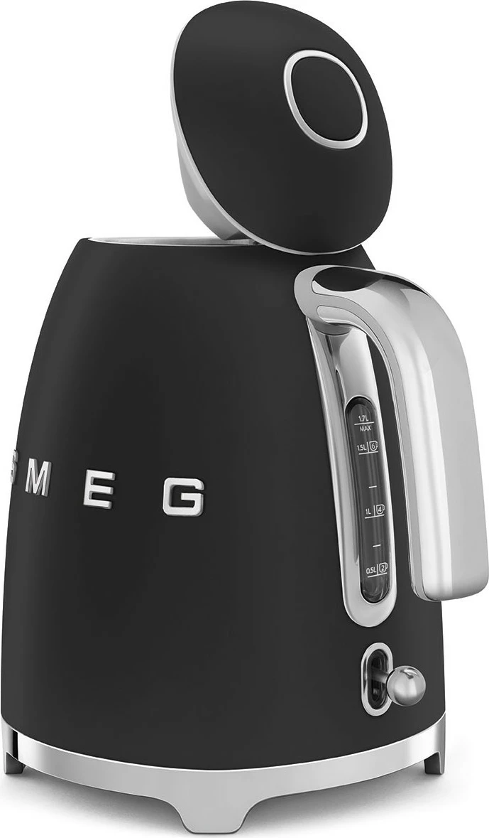 Ibrik elektrik SMEG KLF03BLMEU, 1.7L, 2400W, e zezë mat
