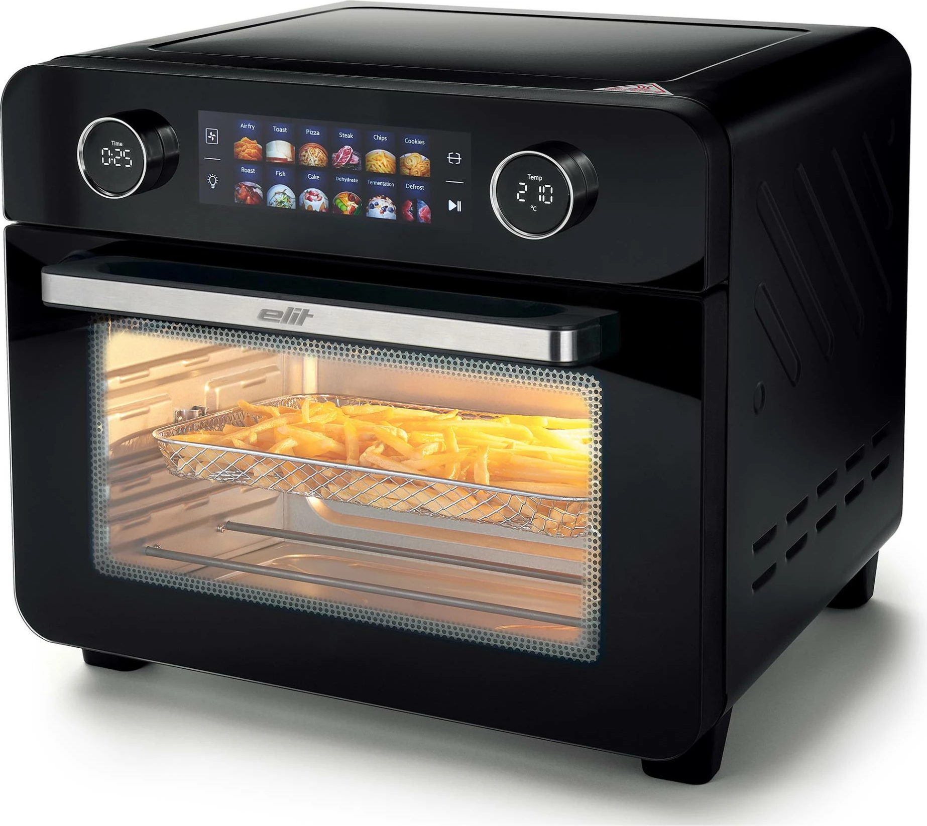 Furrë air fryer Elit NutriFry AF25L 25L 2250W, e zezë