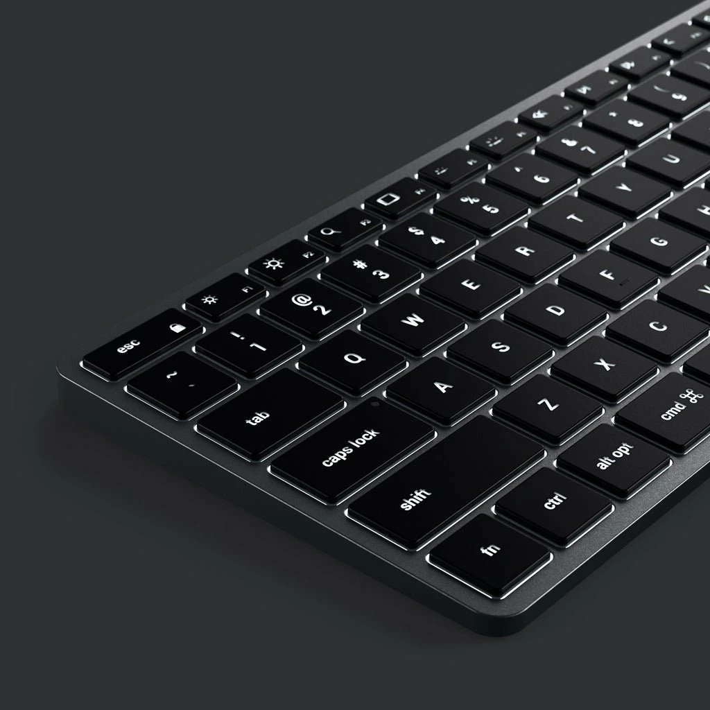 Tastierë Bluetooth Satechi Slim X2 STH119, me ndriçim, numpad, layout US, karikim USB-C, e zezë