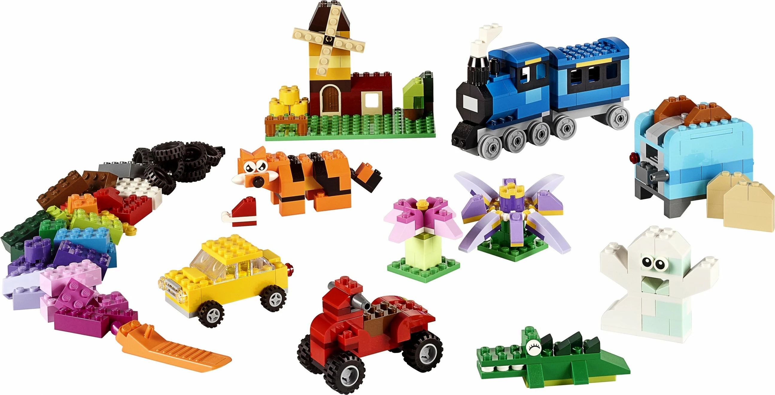 Set ndërtimi LEGO Classic Medium Creative Brick Box 10696, 484 pjesë, shumëngjyrësh