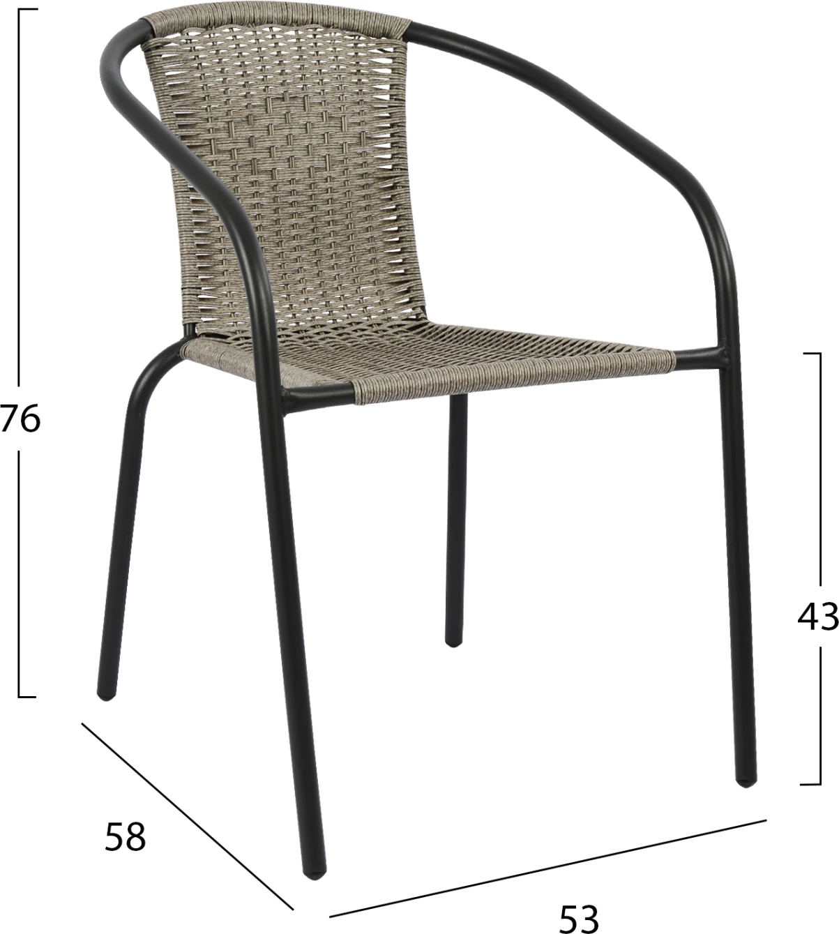 Set kopshti tavolinë & karrige FH5189.02, 5 pjesë