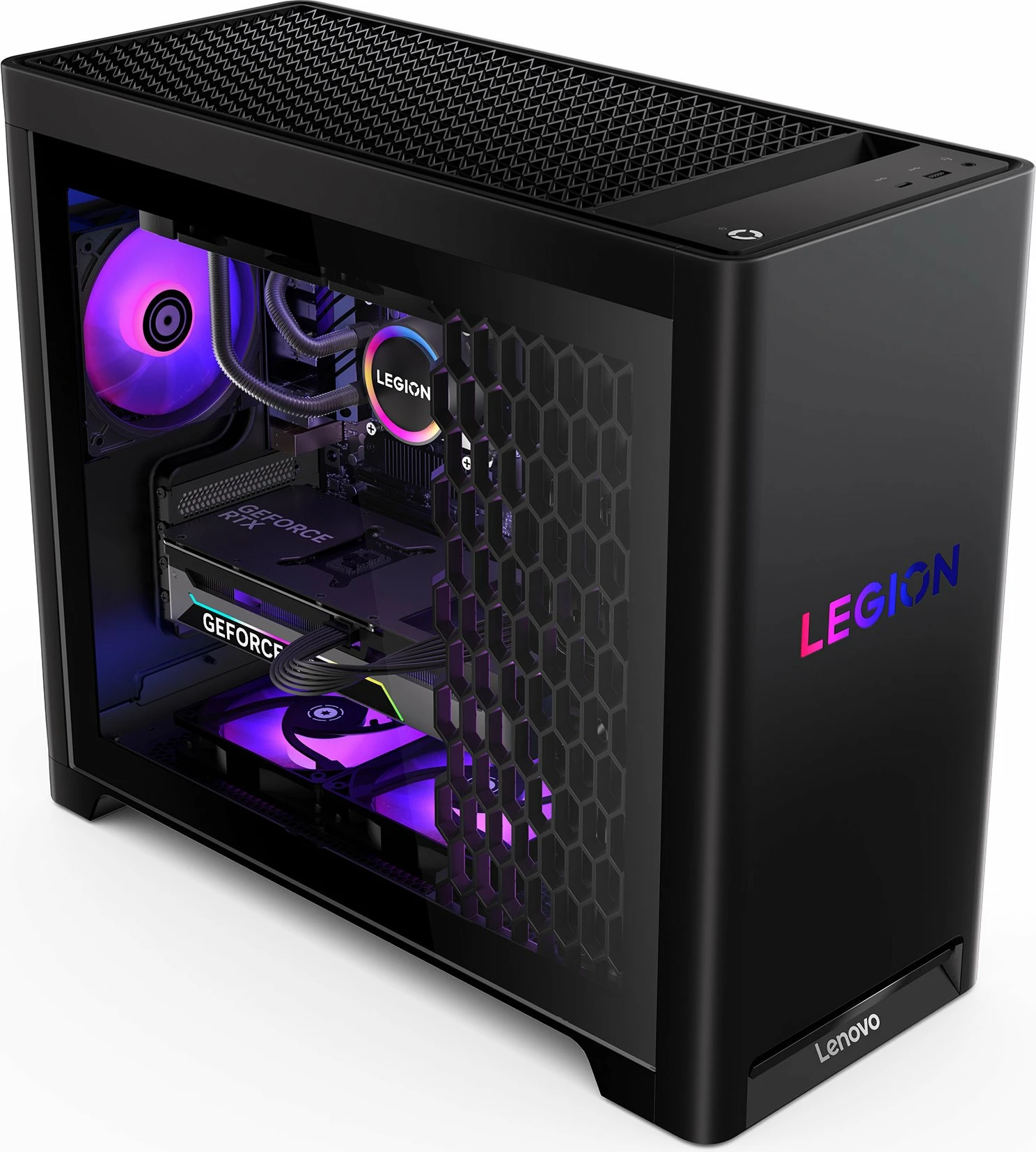 Kompjuter Lenovo Legion T5 30IAX10, Core Ultra 7 255HX, 32GB RAM, GeForce RTX 5060 Ti 8GB, SSD M.2 PCIe 2TB, pa OS, i zi