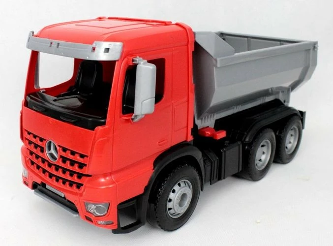 Kamion lodër Lena Worxx Dump Truck Aroc, 45 cm, i kuq/gri