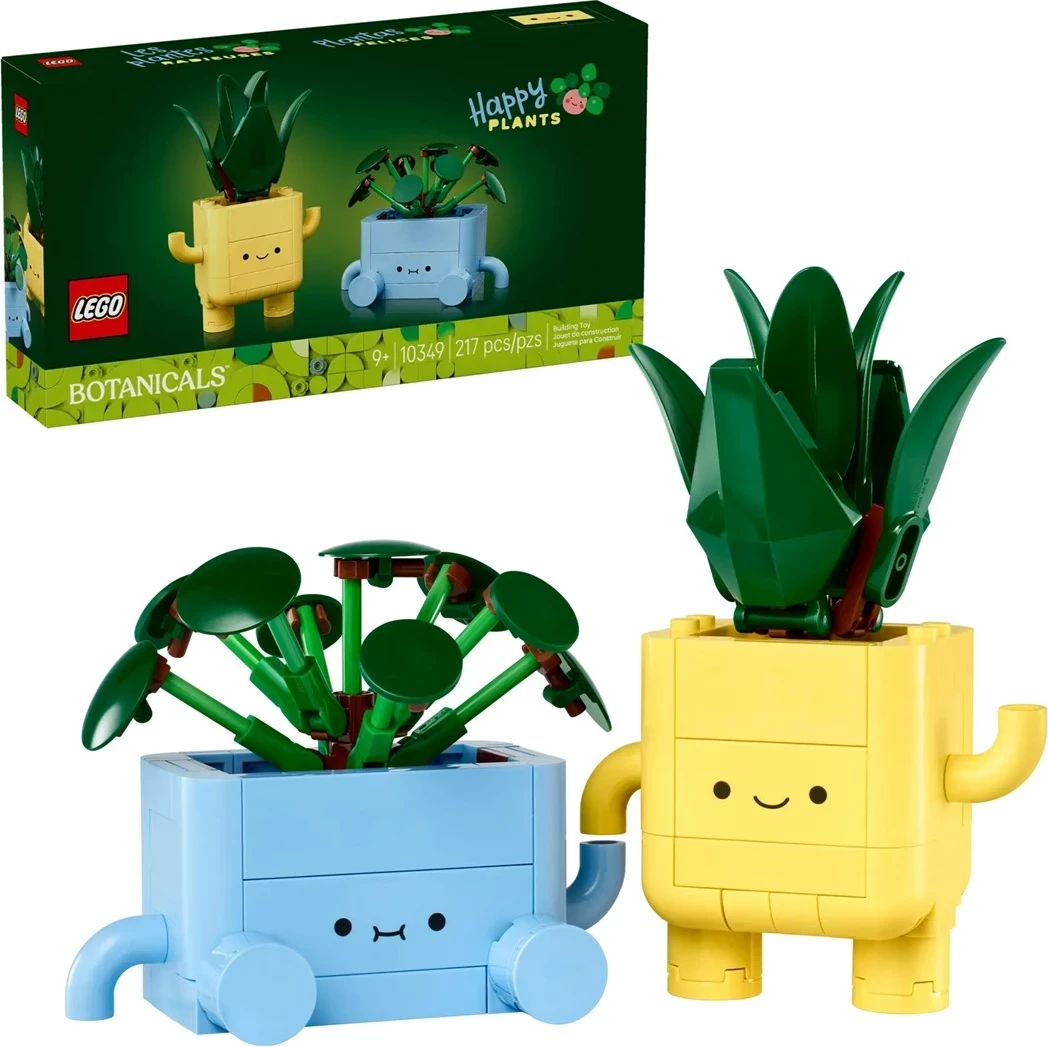 Set LEGO BOTANICALS Happy Plants 10349, 217 pjesë