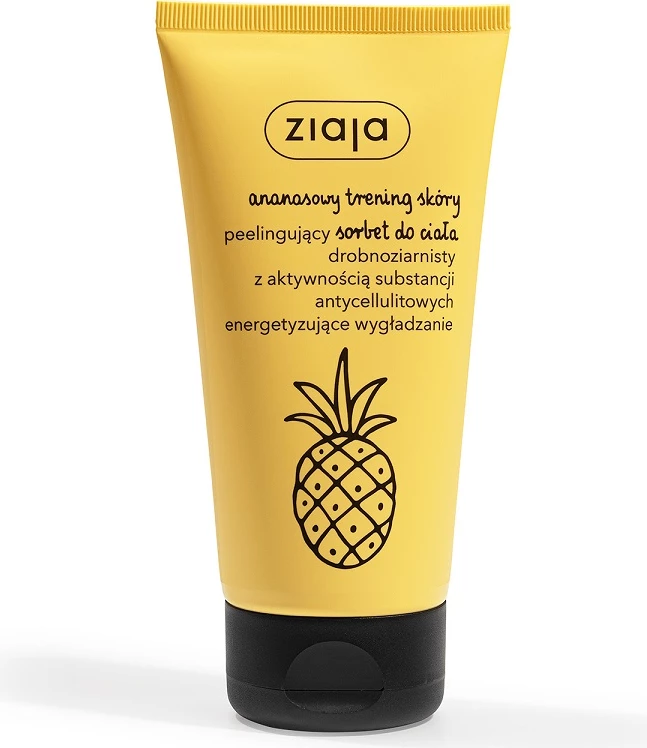 Peeling trupi për femra Ziaja Pineapple Skin Peeling Sorbet, 160ml