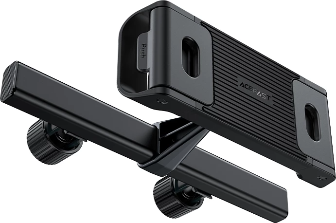 Mbajtës për mbështetëse koke makine Acefast D8, për celular dhe tablet, 135-230mm, zi