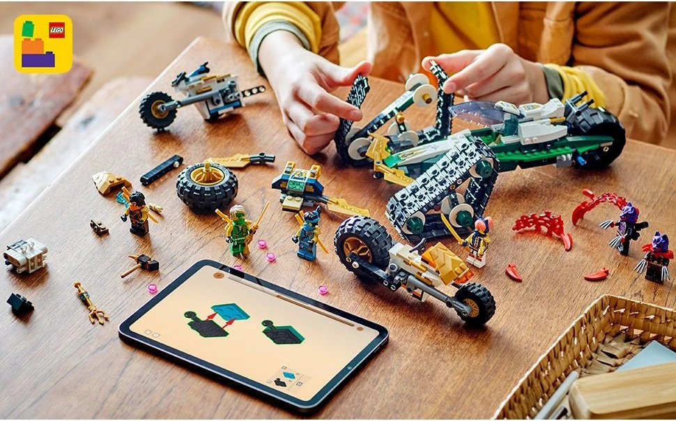 Set ndërtimi LEGO Ninjago 71820 Ninja Team Combo Vehicle, multikolor