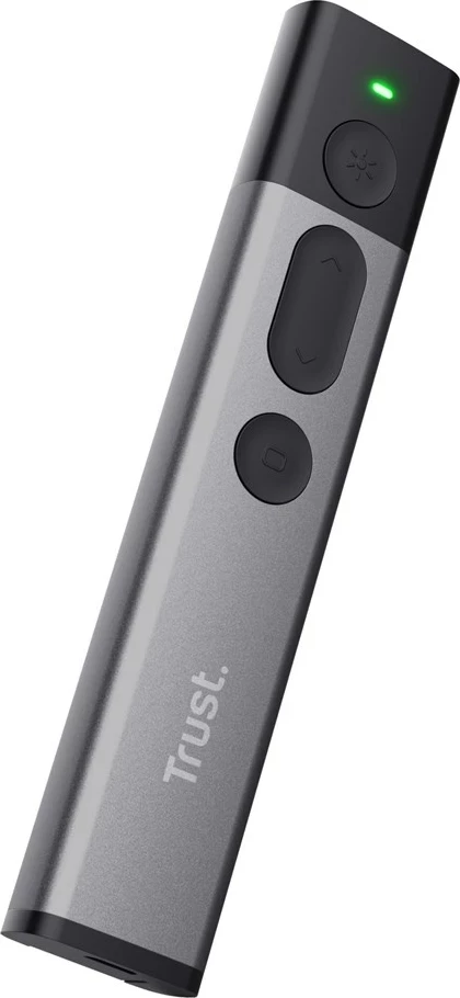 Prezantues wireless Trust Kazun RF, Alumini, i Zi