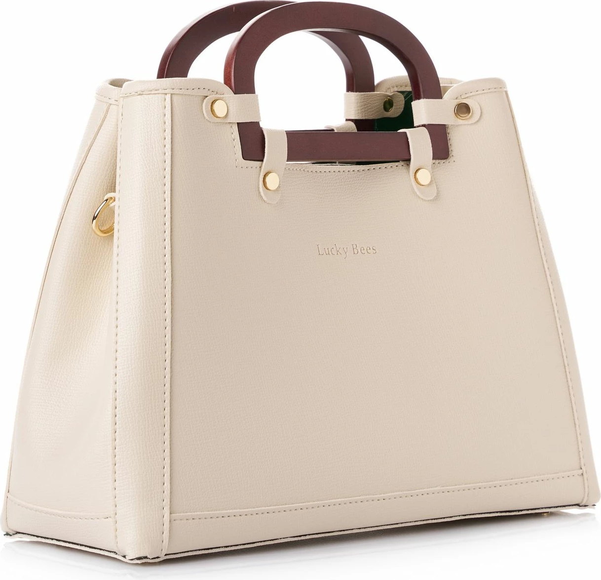 Çantë dore Lucky Bees, krem, 1289
