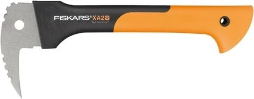 Mjet druri Fiskars XA2, Çelik, 348 mm, 310 g, Ngjyrë e zezë dhe portokalli