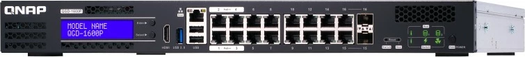 Switch QNAP QGD-1600P-4G, 16+4 porte, PoE, rackmount