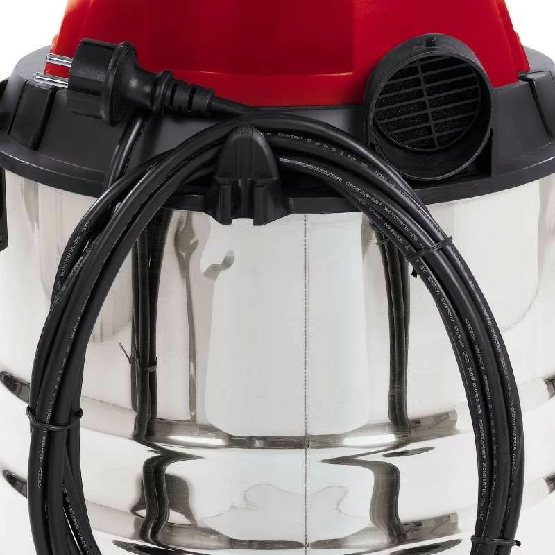 Fshesë me kova Einhell TH-VC 1930 SA, 2000W, 30L, pa qese, e zezë/kuqe/inoks