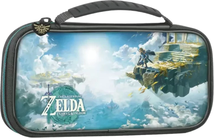 Çantë udhëtimi Nacon Zelda Tears of the Kingdom Deluxe për Nintendo Switch/Lite/OLED, blu