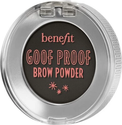 Pluhur për vetulla Benefit Goof Proof Brow Powder për femra 6 Cool Soft Black 1.9g