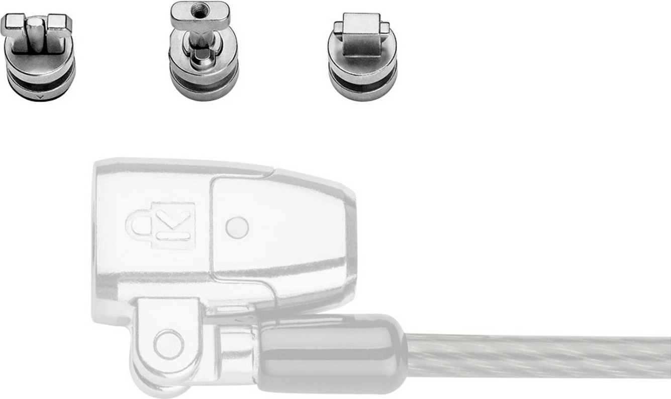 Set ankorash sigurie Kensington ClickSafe, 3 copë, çelik inoks