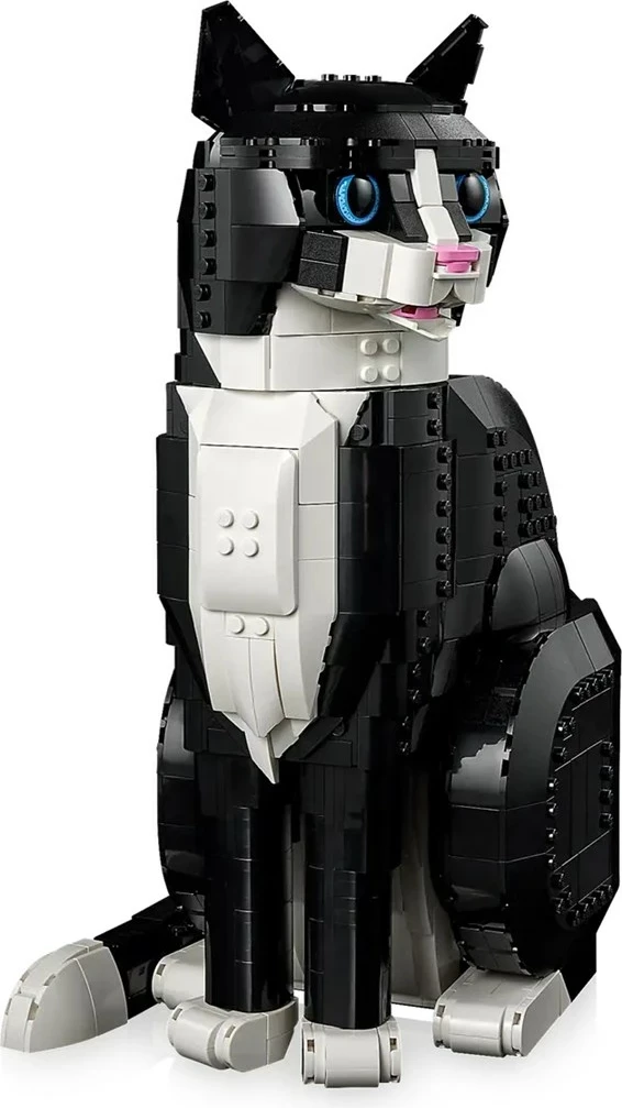 Set LEGO IDEAS 21349 Tuxedo Cat, për të rritur, Bardhë e Zi