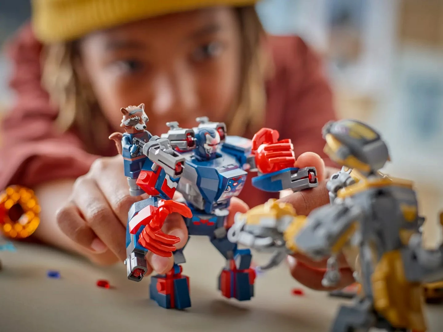 Set LEGO Marvel 76322 Avengers: Endgame Thor vs. Chitauri, 373 pjesë, 7 minifigura