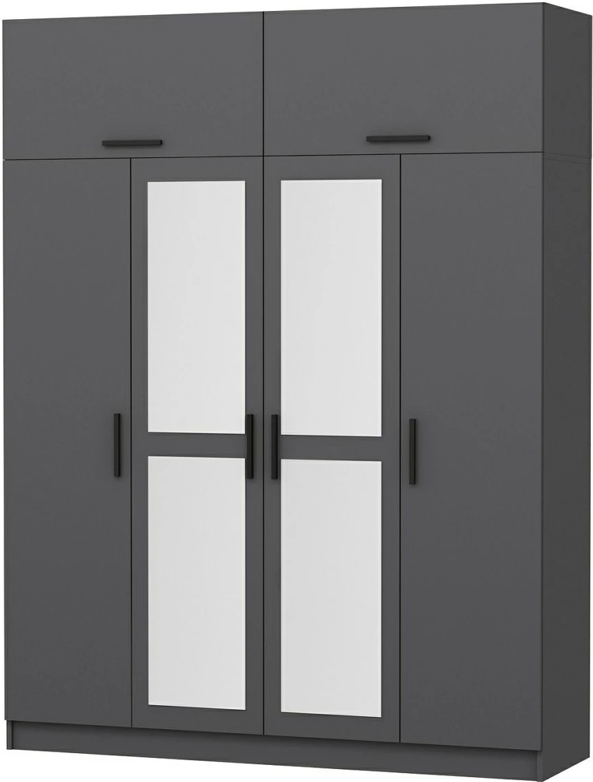 Dollap Skye Decor, ngjyrë antracit, 5274