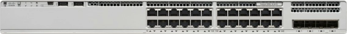 Switch Cisco Catalyst C9200L, 24 porte Gigabit, Managed, L3, gri