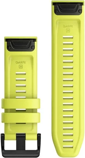 Rrip për smartwatch Garmin QuickFit® 26 Bands, Silicone, Amp Yellow