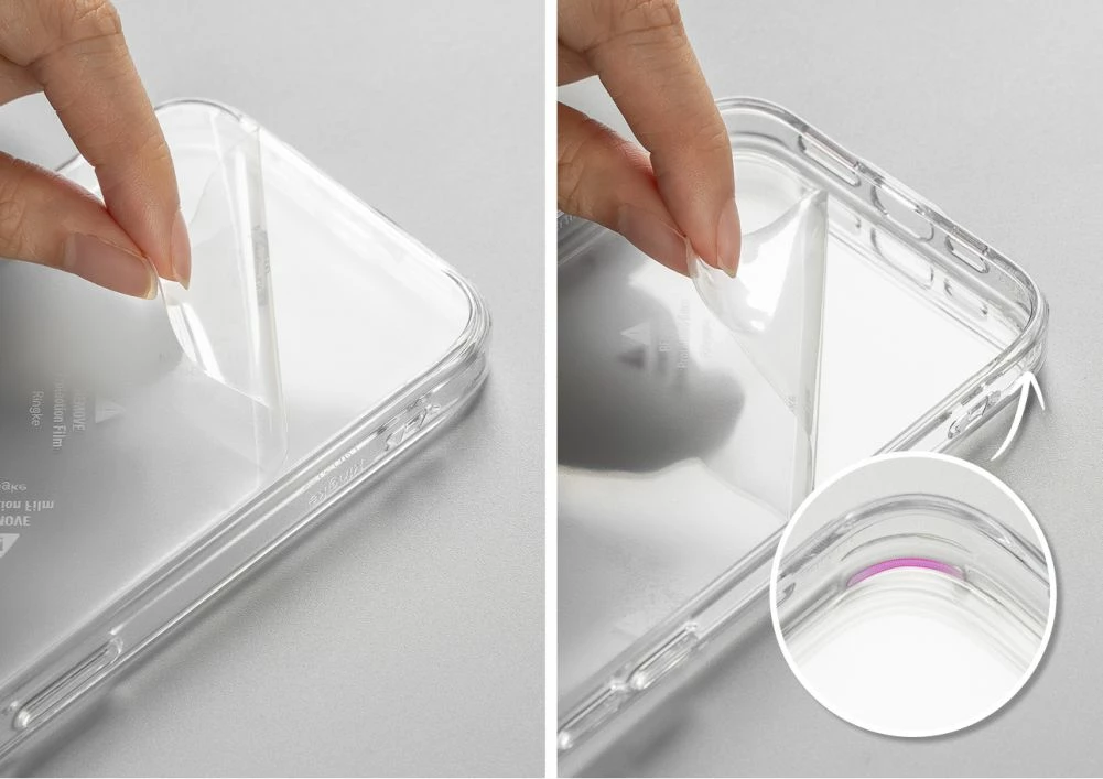 Mbështjellës Ringke Fusion për Samsung Galaxy A55 5G, Transparent